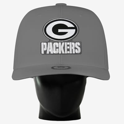 Green Bay Packers Noggin Boss Unisex Big Hat - Gray